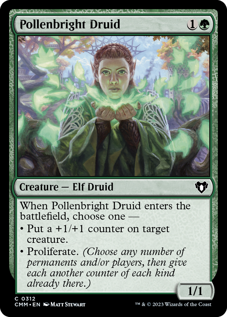 Pollenbright Druid [Commander Masters] | Gamers Paradise