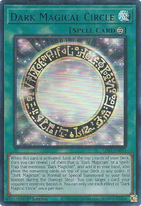 Dark Magical Circle (Blue) [LDS3-EN093] Ultra Rare | Gamers Paradise