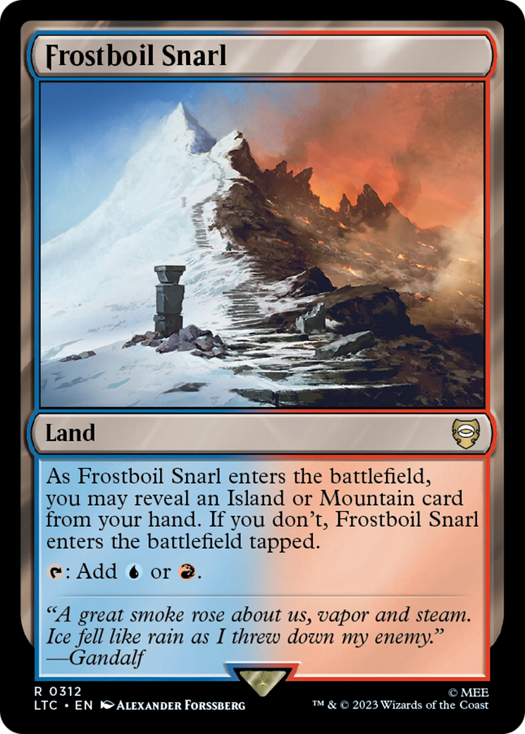 Frostboil Snarl [The Lord of the Rings: Tales of Middle-Earth Commander] | Gamers Paradise