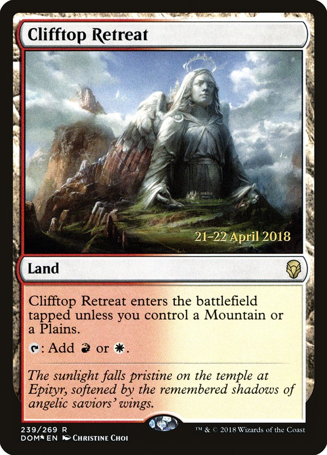 Clifftop Retreat [Dominaria Prerelease Promos] | Gamers Paradise