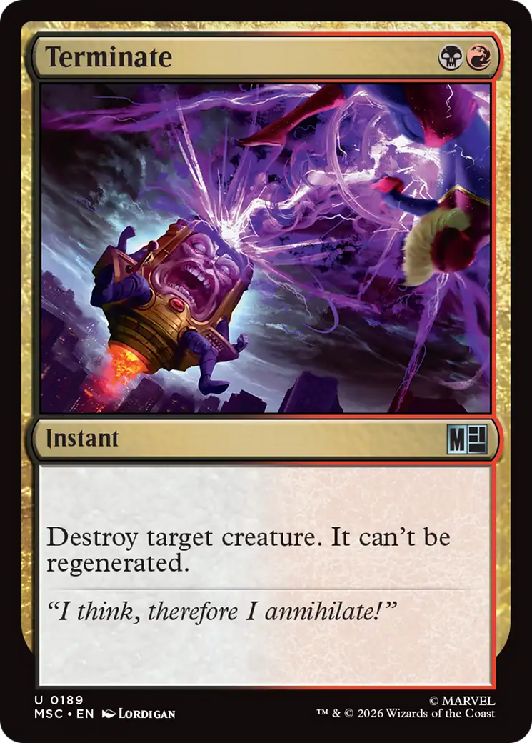 Terminate (Surge Foil) [Marvel Super Heroes Commander] | Gamers Paradise