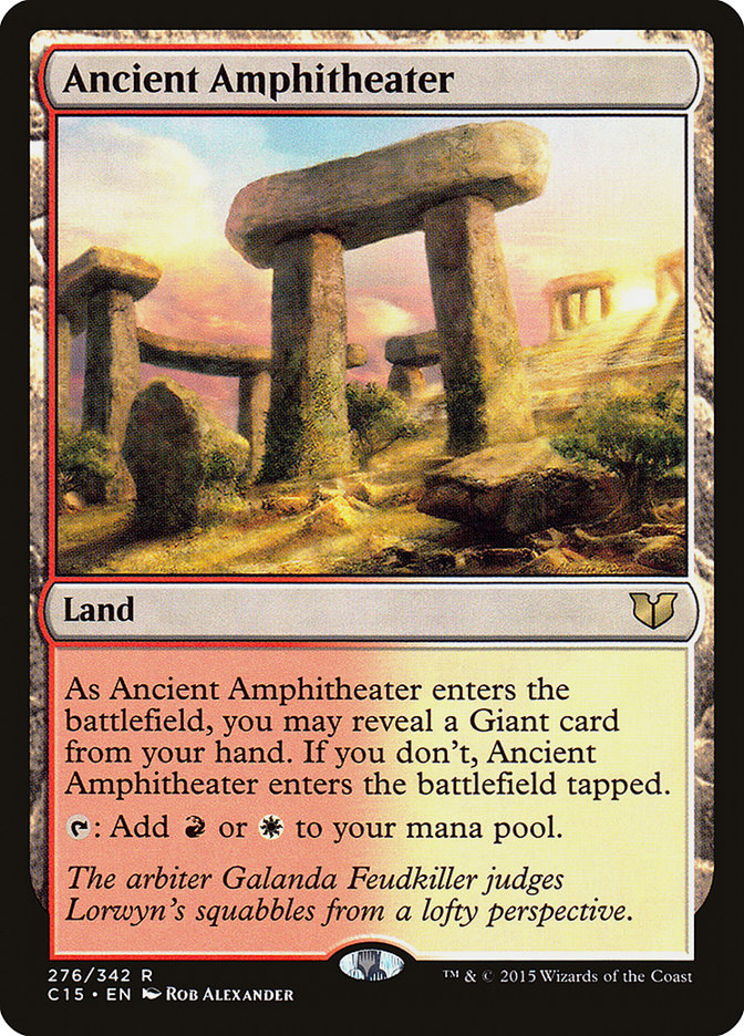 Ancient Amphitheater [Commander 2015] | Gamers Paradise