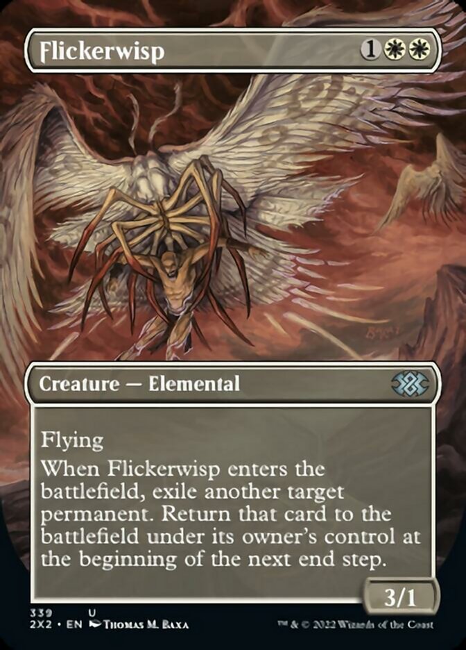 Flickerwisp (Borderless Alternate Art) [Double Masters 2022] | Gamers Paradise