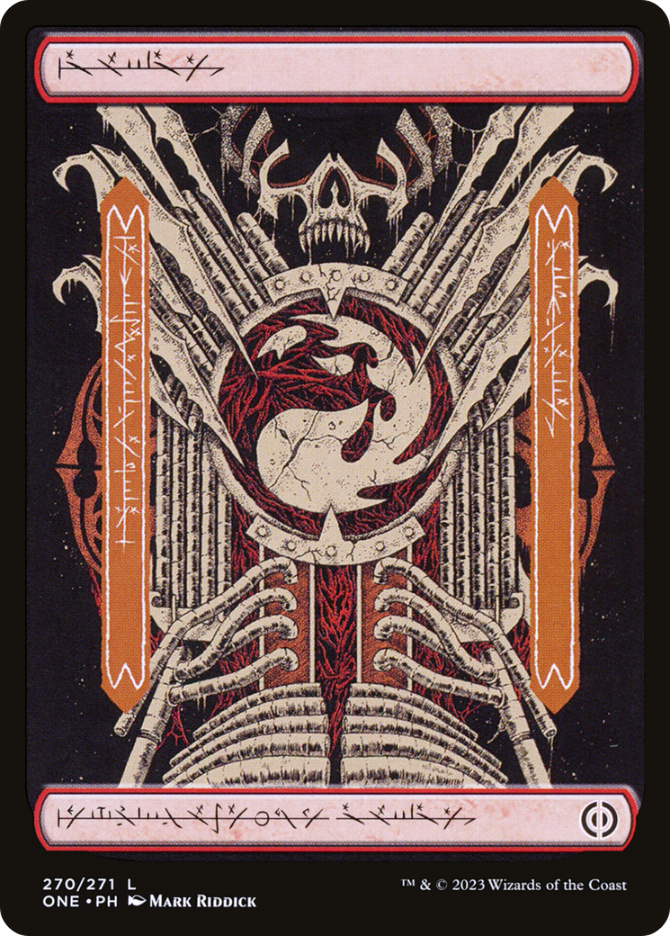 Mountain (270) (Phyrexian) [Phyrexia: All Will Be One] | Gamers Paradise