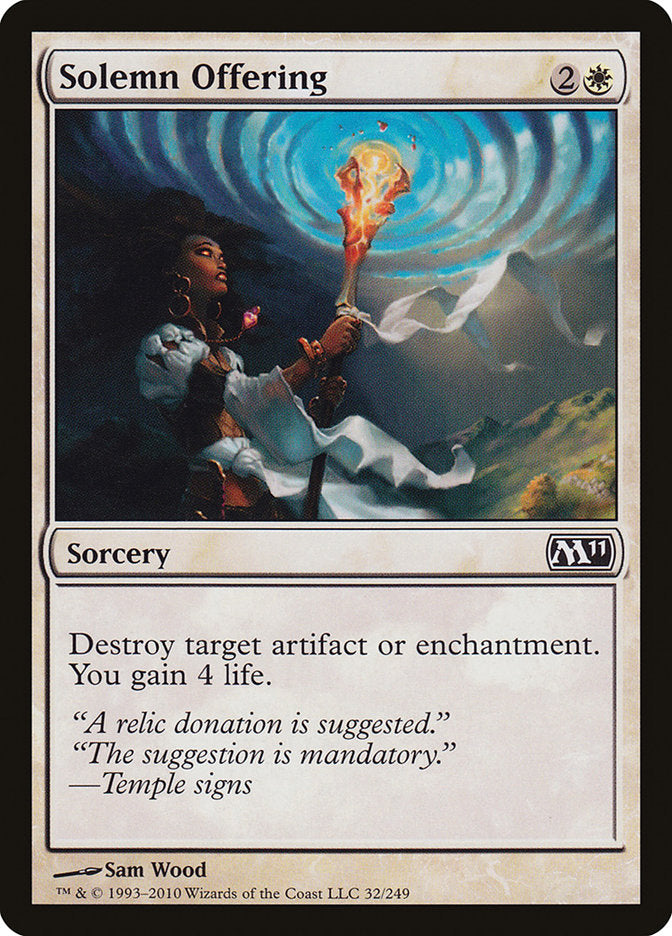 Solemn Offering [Magic 2011] | Gamers Paradise