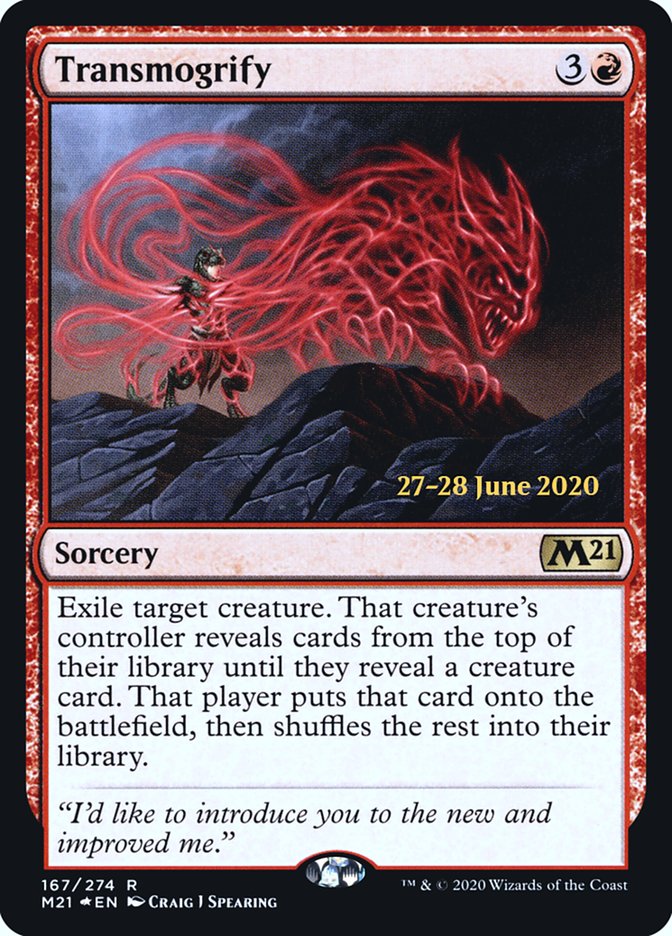Transmogrify [Core Set 2021 Prerelease Promos] | Gamers Paradise