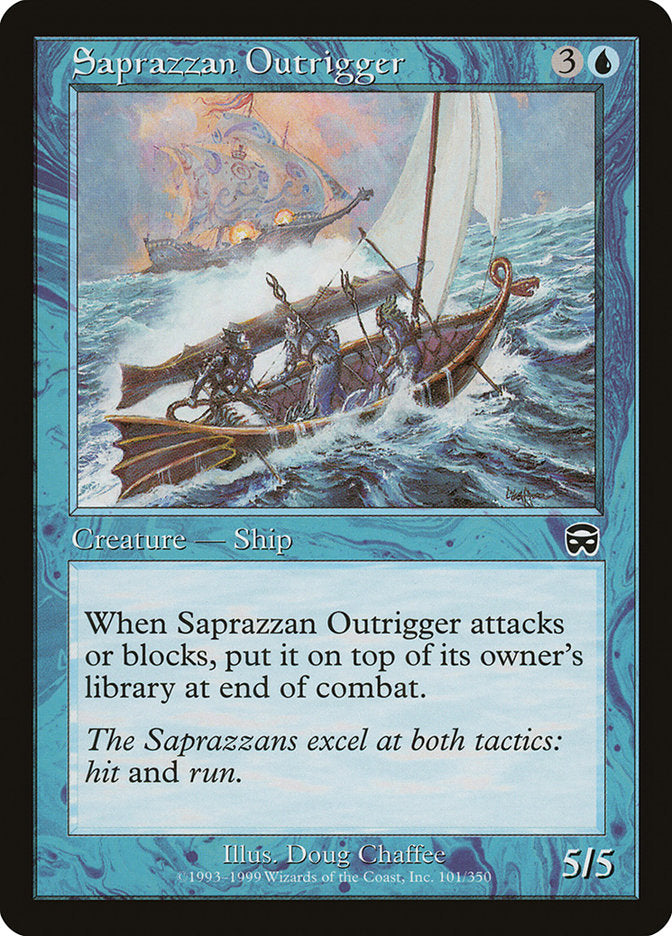 Saprazzan Outrigger [Mercadian Masques] | Gamers Paradise