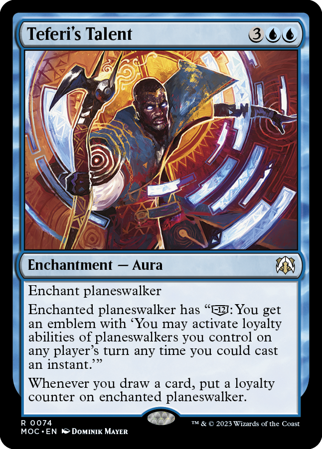 Teferi's Talent [March of the Machine Commander] | Gamers Paradise