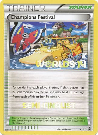 Champions Festival (XY27) (2014 Semi Finalist) [XY: Black Star Promos] | Gamers Paradise