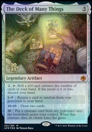 The Deck of Many Things [Dungeons & Dragons: Adventures in the Forgotten Realms Prerelease Promos] | Gamers Paradise