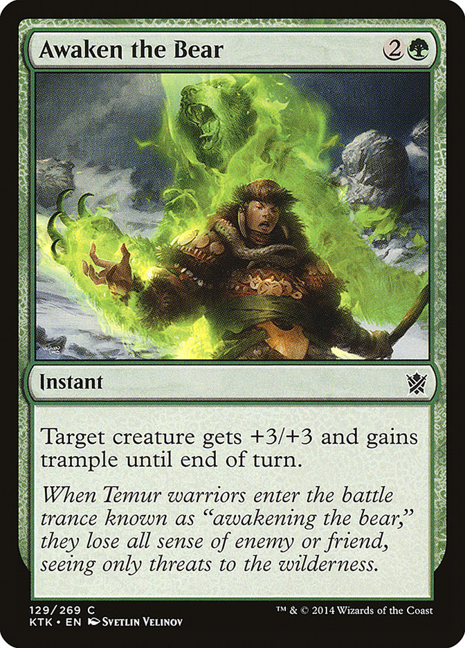 Awaken the Bear [Khans of Tarkir] | Gamers Paradise