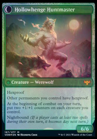 Avabruck Caretaker // Hollowhenge Huntmaster [Innistrad: Crimson Vow Prerelease Promos] | Gamers Paradise