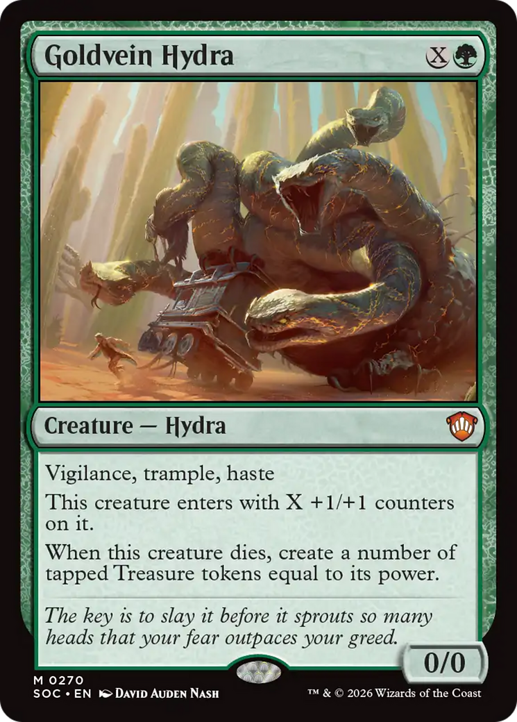 Goldvein Hydra [Secrets of Strixhaven Commander] | Gamers Paradise