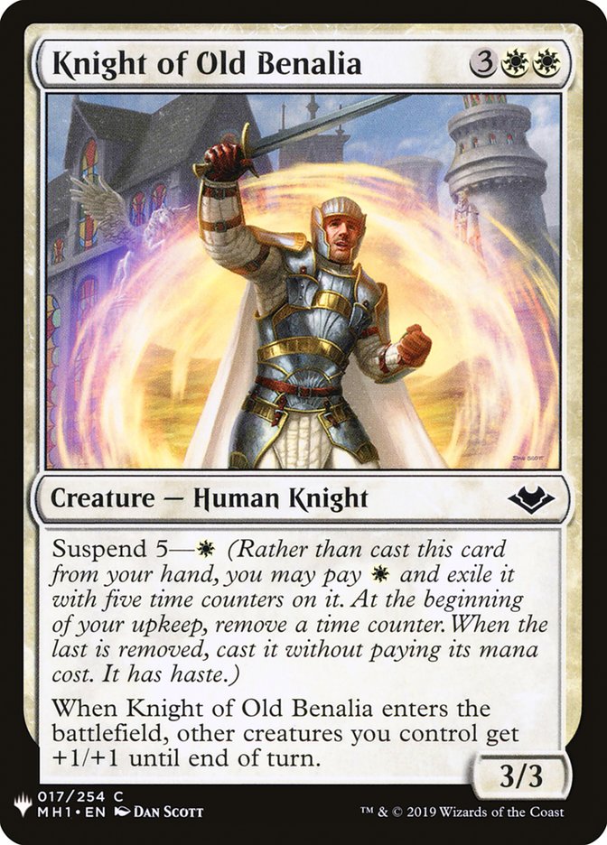 Knight of Old Benalia [Mystery Booster] | Gamers Paradise