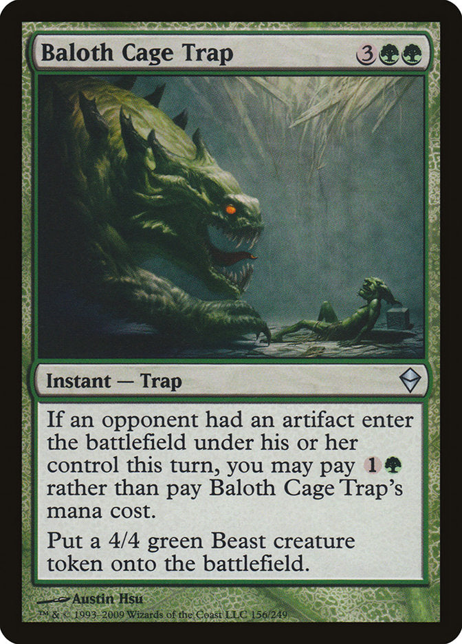 Baloth Cage Trap [Zendikar] | Gamers Paradise