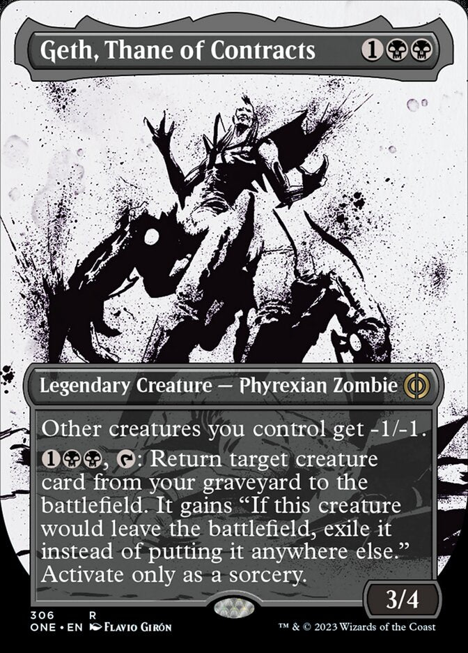 Geth, Thane of Contracts (Borderless Ichor) [Phyrexia: All Will Be One] | Gamers Paradise
