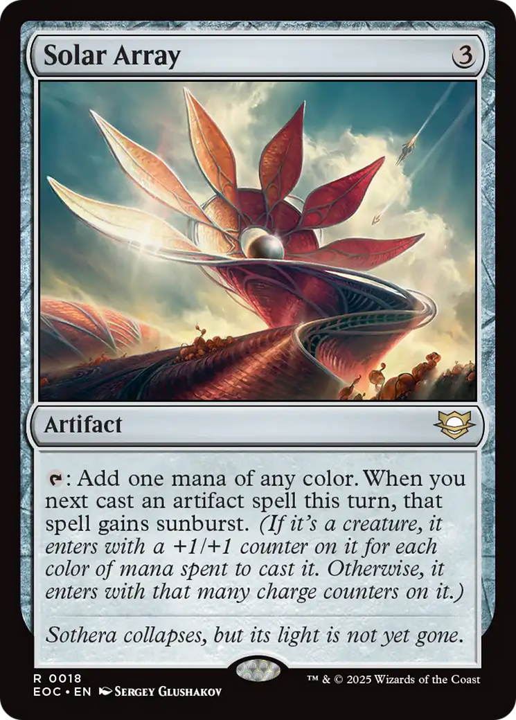 Solar Array [Edge of Eternities Commander] | Gamers Paradise