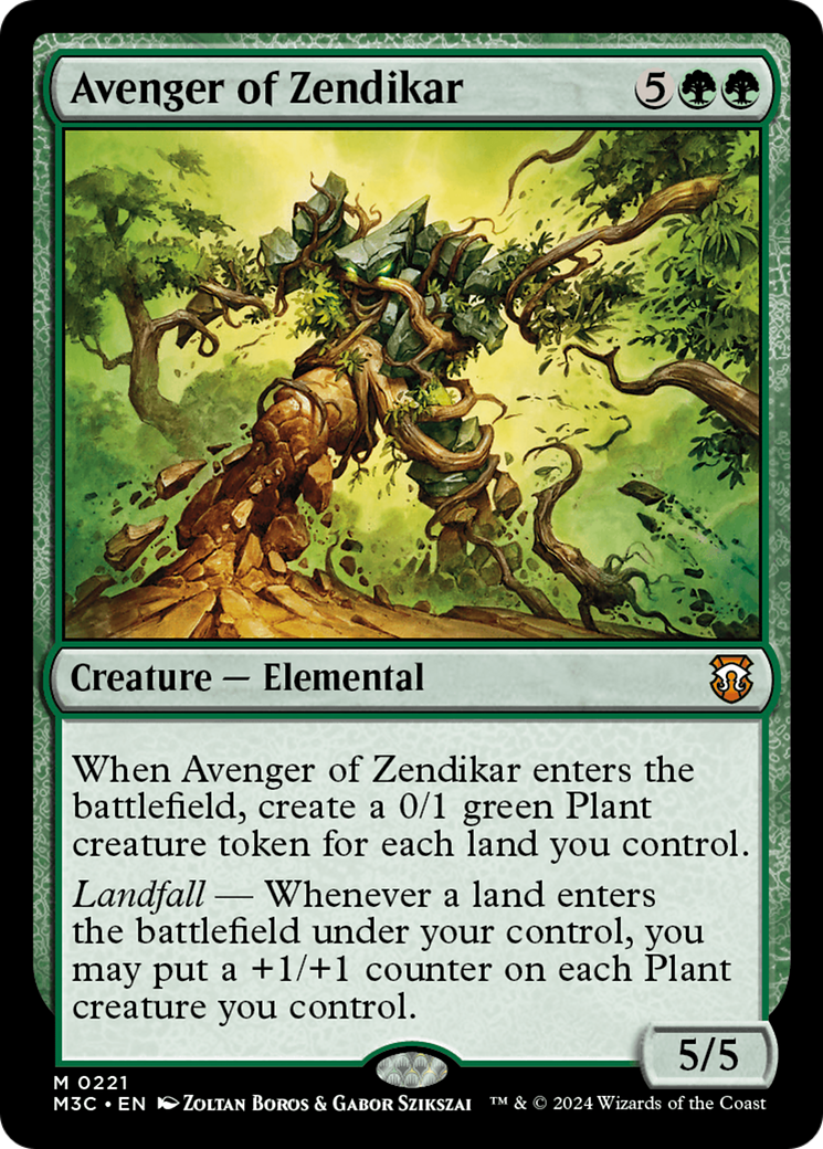 Avenger of Zendikar (Ripple Foil) [Modern Horizons 3 Commander] | Gamers Paradise