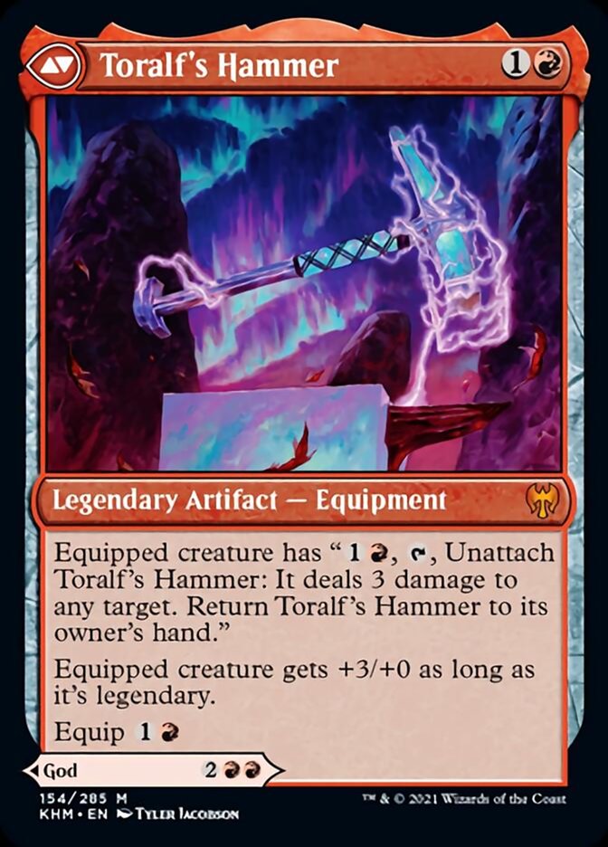 Toralf, God of Fury // Toralf's Hammer [Kaldheim] | Gamers Paradise