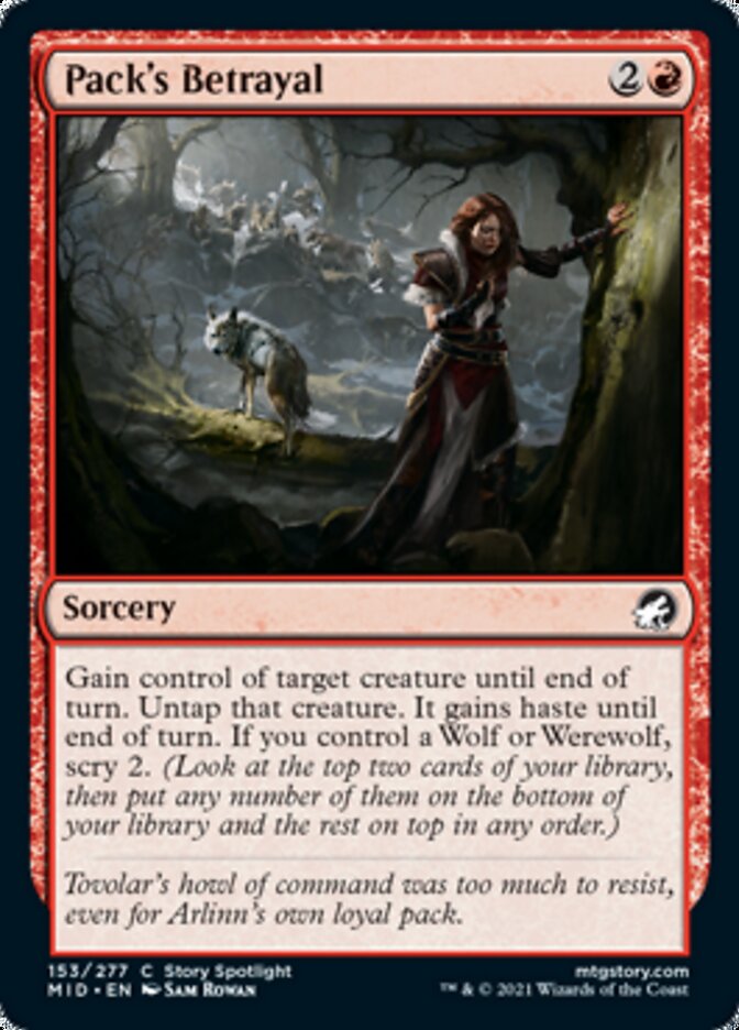 Pack's Betrayal [Innistrad: Midnight Hunt] | Gamers Paradise