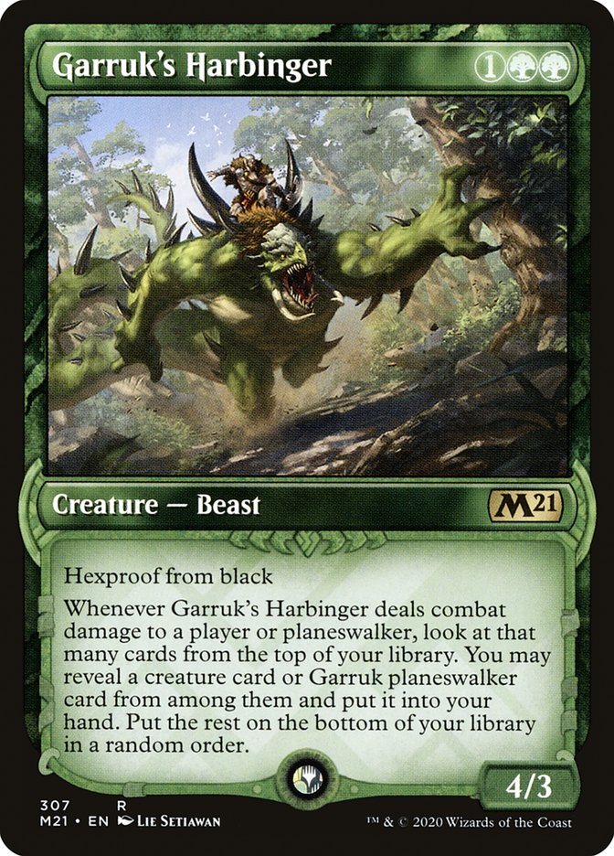 Garruk's Harbinger (Showcase) [Core Set 2021] | Gamers Paradise