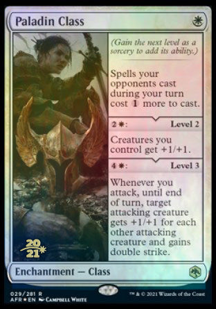 Paladin Class [Dungeons & Dragons: Adventures in the Forgotten Realms Prerelease Promos] | Gamers Paradise