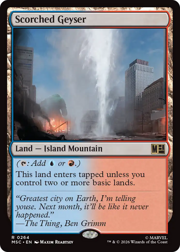 Scorched Geyser [Marvel Super Heroes Commander] | Gamers Paradise