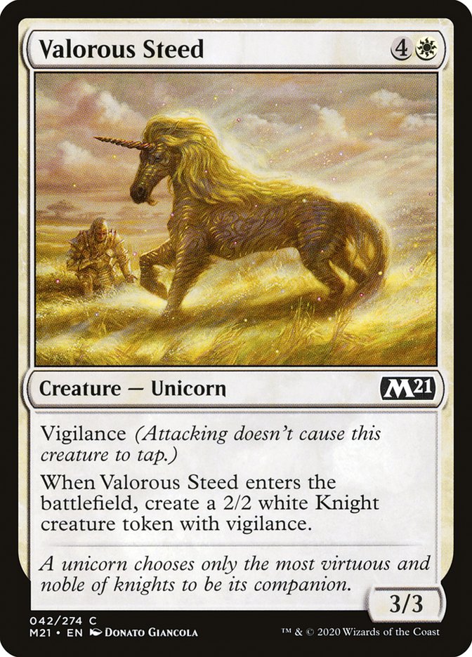Valorous Steed [Core Set 2021] | Gamers Paradise