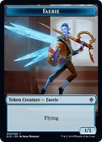 Faerie // Food (16) Double-Sided Token [Throne of Eldraine Tokens] | Gamers Paradise