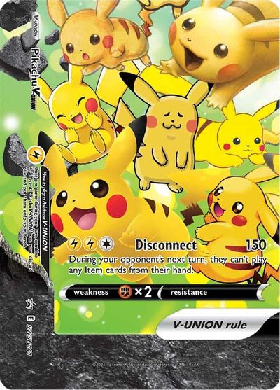 Pikachu V-UNION (SWSH141) (Celebrations) [Sword & Shield: Black Star Promos] | Gamers Paradise