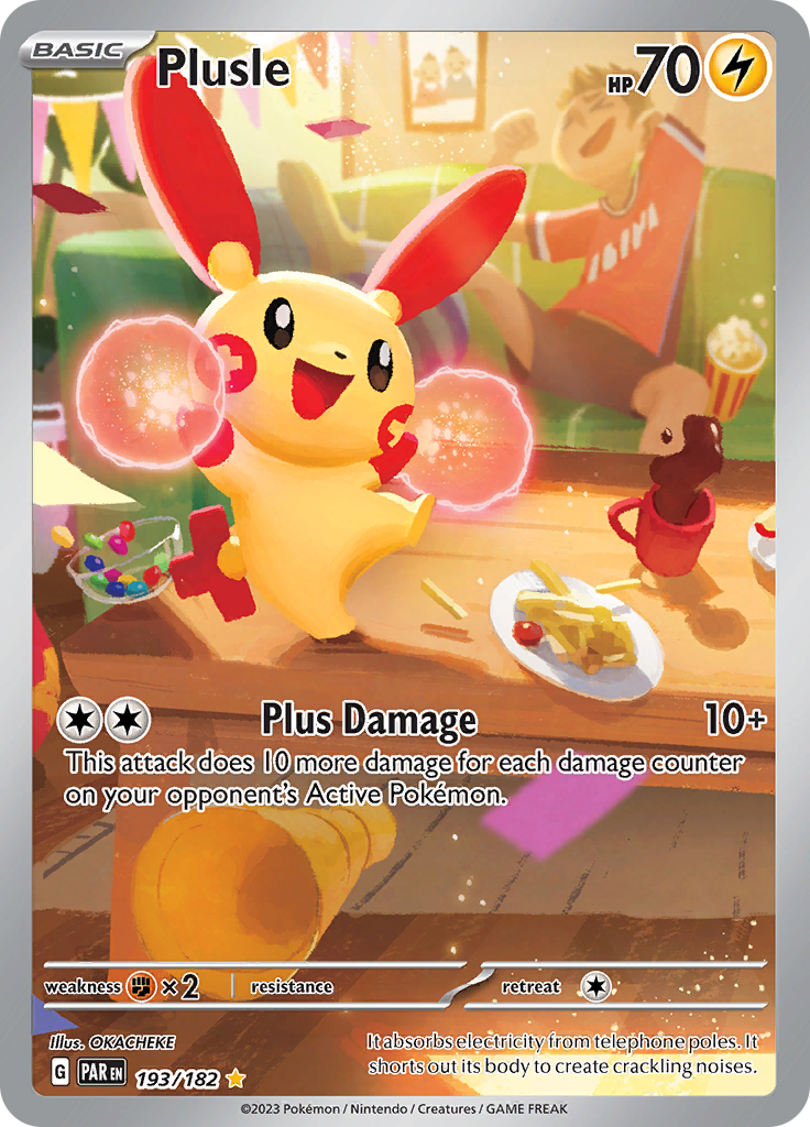 Plusle (193/182) [Scarlet & Violet: Paradox Rift] | Gamers Paradise