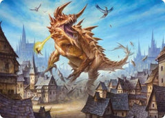 Tarrasque Art Card [Dungeons & Dragons: Adventures in the Forgotten Realms Art Series] | Gamers Paradise