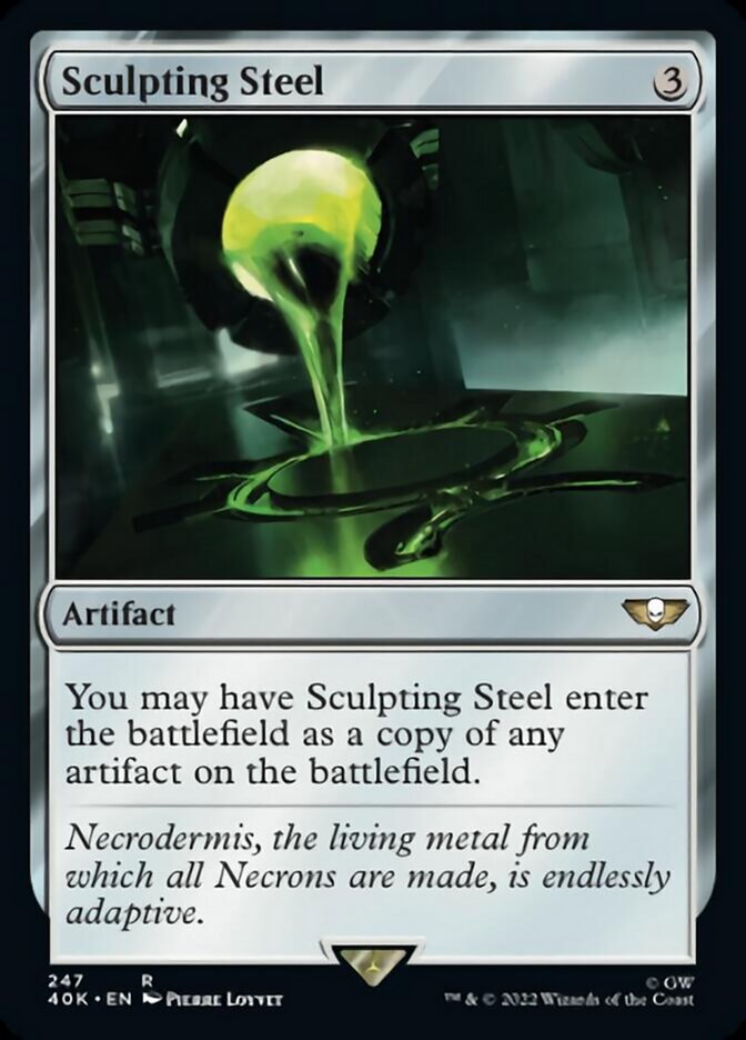 Sculpting Steel (Surge Foil) [Warhammer 40,000] | Gamers Paradise