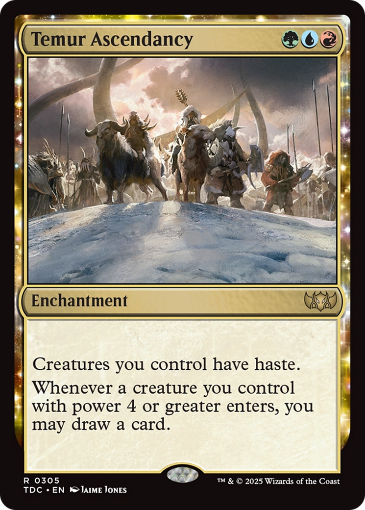 Temur Ascendancy [Tarkir: Dragonstorm Commander] | Gamers Paradise