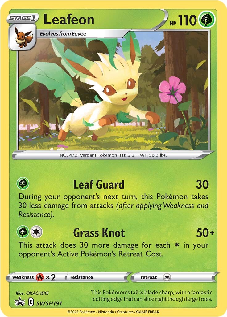 Leafeon (SWSH191) [Sword & Shield: Black Star Promos] | Gamers Paradise