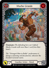 Macho Grande (Blue) [EVR029] (Everfest)  1st Edition Rainbow Foil | Gamers Paradise