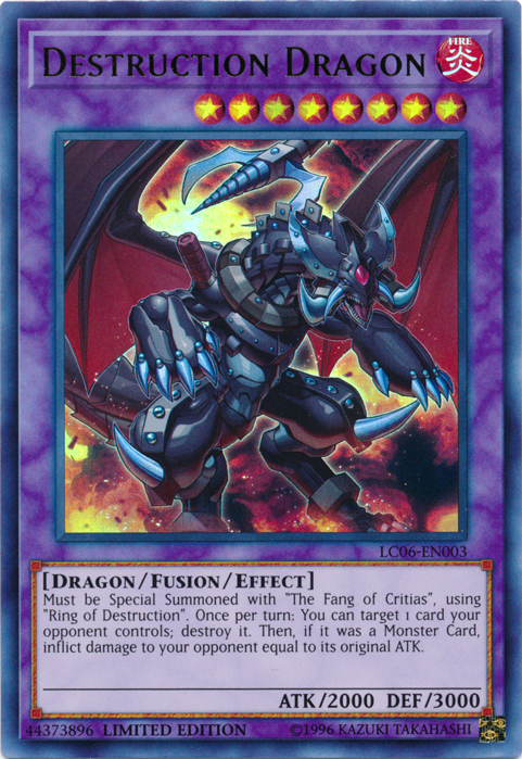 Destruction Dragon - LC06-EN003 [LC06-EN003] Ultra Rare | Gamers Paradise