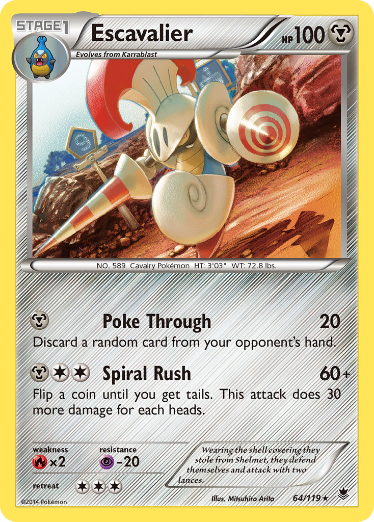 Escavalier (64/119) [XY: Phantom Forces] | Gamers Paradise