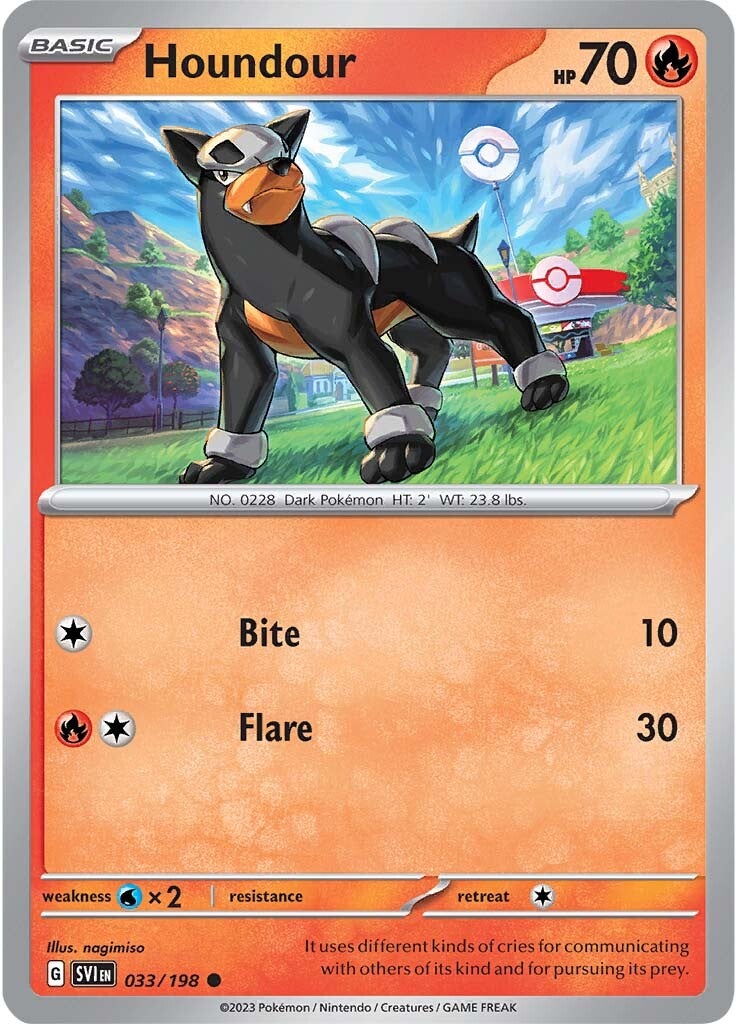 Houndour (033/198) [Scarlet & Violet: Base Set] | Gamers Paradise