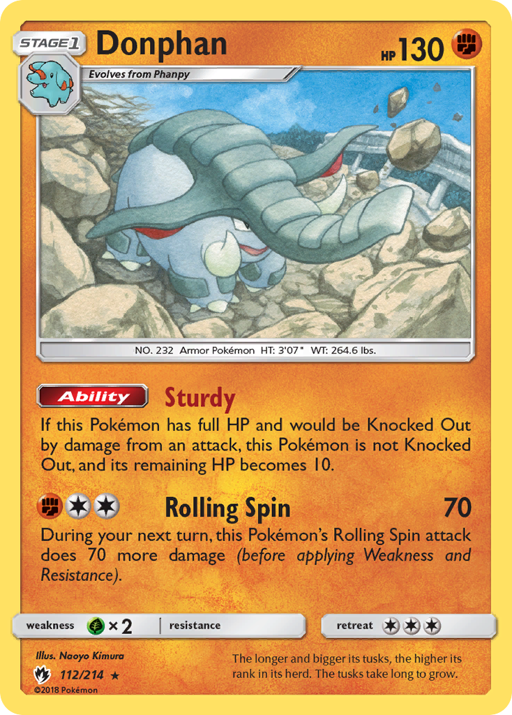 Donphan (112/214) [Sun & Moon: Lost Thunder] | Gamers Paradise