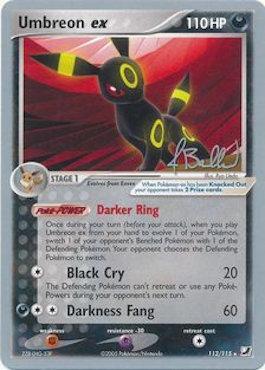 Umbreon ex (112/115) (Eeveelutions - Jimmy Ballard) [World Championships 2006] | Gamers Paradise
