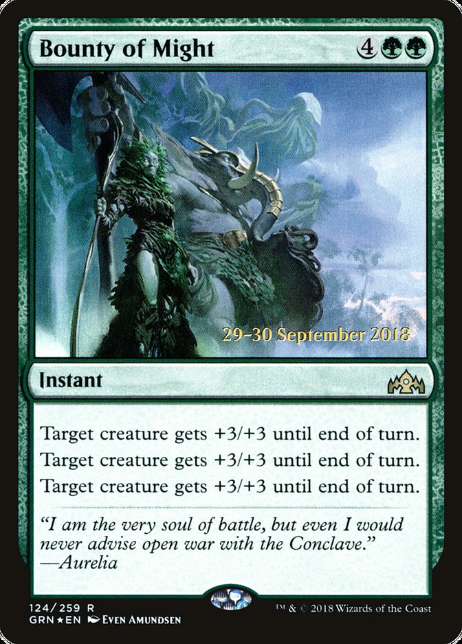 Bounty of Might [Guilds of Ravnica Prerelease Promos] | Gamers Paradise