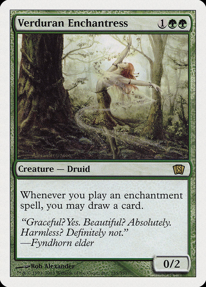 Verduran Enchantress [Eighth Edition] | Gamers Paradise