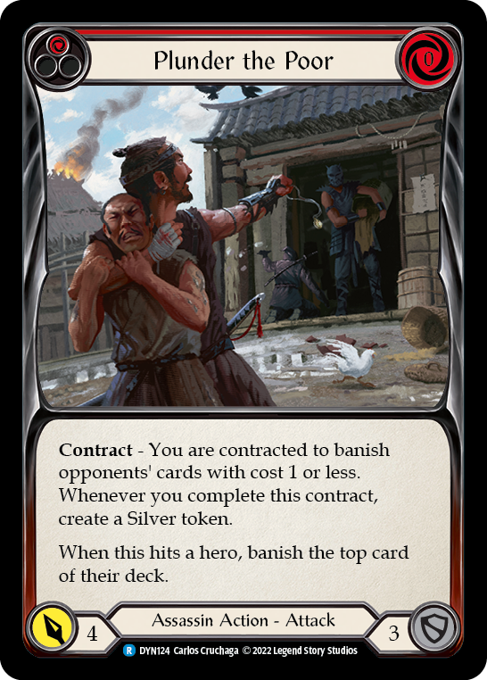 Plunder the Poor (Red) [DYN124] (Dynasty) | Gamers Paradise