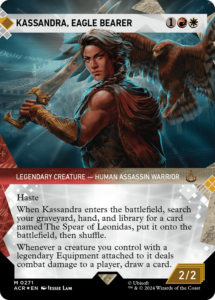 Kassandra, Eagle Bearer (Showcase) (Textured Foil) [Assassin's Creed] | Gamers Paradise