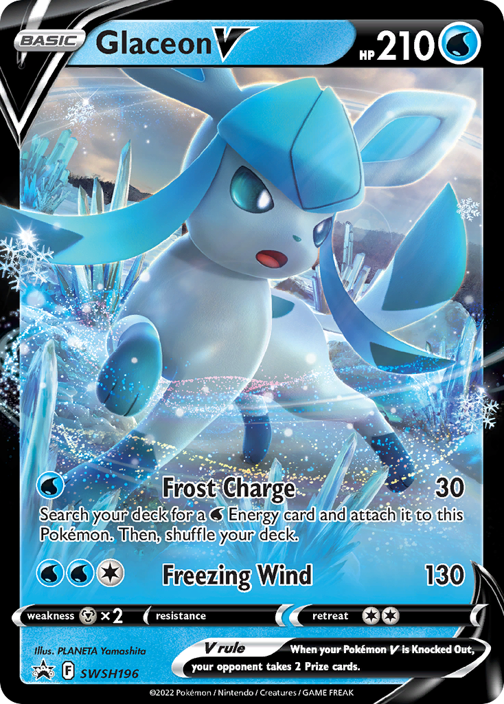 Glaceon V (SWSH196) [Sword & Shield: Black Star Promos] | Gamers Paradise