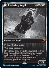 Enduring Angel // Angelic Enforcer [Innistrad: Double Feature] | Gamers Paradise