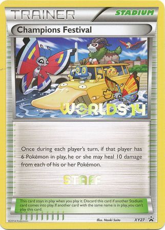 Champions Festival (XY27) (2014 Staff) [XY: Black Star Promos] | Gamers Paradise