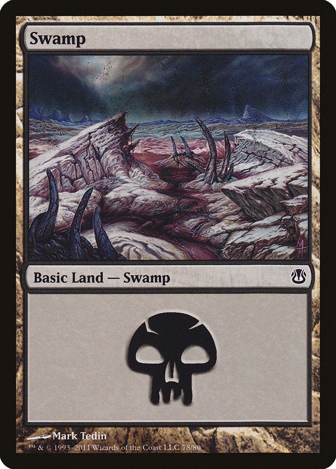Swamp (78) [Duel Decks: Ajani vs. Nicol Bolas] | Gamers Paradise