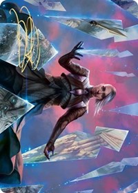 Behold the Multiverse Art Card (Gold-Stamped Signature) [Kaldheim Art Series] | Gamers Paradise